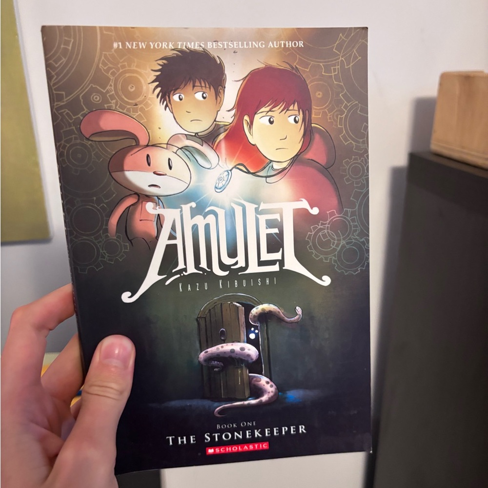 Scholastic Amulet Graphic Novel book one the stone keeper